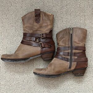 PIKOLINOS Comfortable Brown Ankle Boots